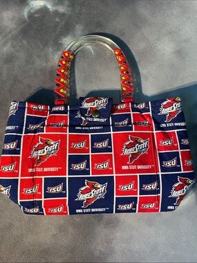 Hand Crafted Iowa State Logo Tote